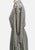 Grey Diagonal Stripe 1980s Shirt Dress