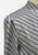 Grey Diagonal Stripe 1980s Shirt Dress