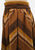 Chevron Stripe 1970s Wool Full Skirt