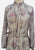 1970s Evans Floral Pleated Two-Piece Dress and Jacket