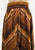Chevron Stripe 1970s Wool Full Skirt