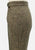 Olive Fleck Tweed 1970s Straight Leg Trousers