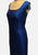 Vintage Clothing - Mid Century Ocean Blue Lurex Evening Gown - Painted Bird Vintage Boutique & The Aviary - Dresses