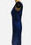 Vintage Clothing - Mid Century Ocean Blue Lurex Evening Gown - Painted Bird Vintage Boutique & The Aviary - Dresses
