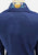 1970s Navy Daisy Garden Embroidered Boho Blouse 'VIP'