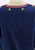 Lily 1970s Navy Embroidered Folk Floral Long Sleeve Blouse 'VIP'