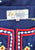 Lily 1970s Navy Embroidered Folk Floral Long Sleeve Blouse 'VIP'