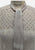 1970s Taupe Multi-Print Pussy-Bow Blouse 'VIP'