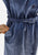 Vintage Clothing - Delightful Authentic Vintage Derek Clothes New Zealand Periwinkle Blue Ultrasuede-Feel Belted Shirt Dress - Painted Bird Vintage Boutique & The Aviary - Dresses