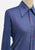 Cavalier Shirtmakers 1970s Cobalt Blue Orange Button Long Sleeve Shirt 'VIP'