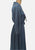 Vintage Clothing - Susan Silvers Peters 1940s-1970s Powder Blue Wool Blend Pleated Dress - Painted Bird Vintage Boutique & The Aviary - Dresses