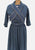 Vintage Clothing - Susan Silvers Peters 1940s-1970s Powder Blue Wool Blend Pleated Dress - Painted Bird Vintage Boutique & The Aviary - Dresses