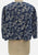 Vintage Clothing - Ink Blue Rose Print Vintage Jacket - Painted Bird Vintage Boutique & The Aviary - Jacket