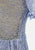 Periwinkle Blue Floral Lace Peplum Maxi Dress 'VIP'