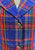Vintage Clothing - Royal Blue Tartan Tailored Jacket - Painted Bird Vintage Boutique & The Aviary - Coats & Jackets
