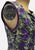 Authentic Vintage Lydia of London Purple Floral Print Ruched Shift Dress 'VIP'