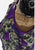 Authentic Vintage Lydia of London Purple Floral Print Ruched Shift Dress 'VIP'