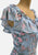 Vintage Clothing - 1940s-1970s Powder Blue Rose Print Ruffle Midi Dress - Painted Bird Vintage Boutique & The Aviary - Dresses