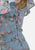 Vintage Clothing - 1940s-1970s Powder Blue Rose Print Ruffle Midi Dress - Painted Bird Vintage Boutique & The Aviary - Dresses