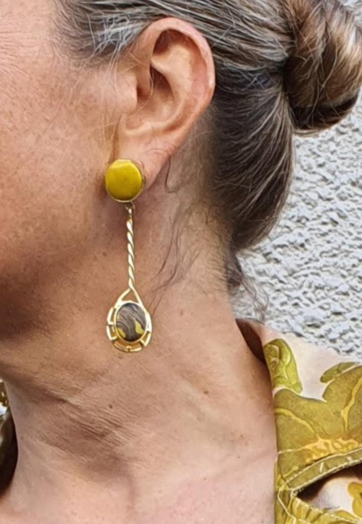 Tiger's Eye Earrings