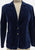 Vintage Clothing - Glassons Navy Velvet Tailored Jacket NZ - Painted Bird Vintage Boutique & The Aviary - Coats & Jackets