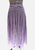 Lavender Floral Jacquard Pleated Maxi Skirt 'VIP'