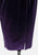 Knowledge of the Hand Deep Violet Cotton Velvet Pencil Skirt 'VIP'