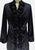 Vintage Clothing - Stax NZ Black Polished Cotton Tailored Knee Length Rosette Jacket - Painted Bird Vintage Boutique & The Aviary - Coats & Jackets