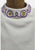 Mona Crawford Internationals of Sydney 1960s Cream Embroidered Hostess Maxi Dress 'VIP'