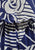 Vintage Clothing - Authentic Vintage Michèle Monrose Paris Navy Blue White Geometric Print Dress | Made in France Pussy Bow Elasticated Waist Full Skirt - Painted Bird Vintage Boutique & The Aviary - Dresses