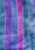 Blue Purple Multi-Stripe Tiered Ruffle Georgette Maxi Gown 'VIP'