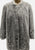 Otex Dove Grey Coat Faux Fur Coat