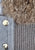 Brown Grey Rabbit Fur Leather Vest 'VIP'