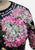 Incredible Navy Silk Floral Sequin & Bead Cropped Evening Jacket 'VIP'