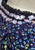 Incredible Navy Silk Floral Sequin & Bead Cropped Evening Jacket 'VIP'