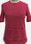 Vintage Clothing - Shiny Pink Knit 'VIP' - Painted Bird Vintage Boutique & The Aviary - Knit
