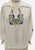 Ivory 1960s Wildflower Meadow Embroidered Folk Blouse