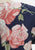Navy Blue 1980 Navy Rose Garden Blouse 'VIP'