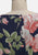 Navy Blue 1980 Navy Rose Garden Blouse 'VIP'