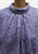 1970s French Silk Lavender Paisley Midi Dress with Pockets 'VIP'