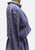 1970s French Silk Lavender Paisley Midi Dress with Pockets 'VIP'