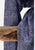1970s French Silk Lavender Paisley Midi Dress with Pockets 'VIP'