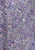 1970s French Silk Lavender Paisley Midi Dress with Pockets 'VIP'