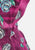 Palm Island Fashions 1950s Magenta Rose Print Cotton Fit And Flare Dress 'VIP'