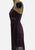 New Leaf California by Samir 1970s Purple Lurex Crochet-Waist Disco Dress 'VIP'