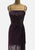 New Leaf California by Samir 1970s Purple Lurex Crochet-Waist Disco Dress 'VIP'