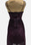 New Leaf California by Samir 1970s Purple Lurex Crochet-Waist Disco Dress 'VIP'