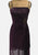 New Leaf California by Samir 1970s Purple Lurex Crochet-Waist Disco Dress 'VIP'