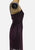 New Leaf California by Samir 1970s Purple Lurex Crochet-Waist Disco Dress 'VIP'