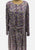 Chow Mein Purple Ditsy Floral Cotton Blouson Midi Dress 'VIP'